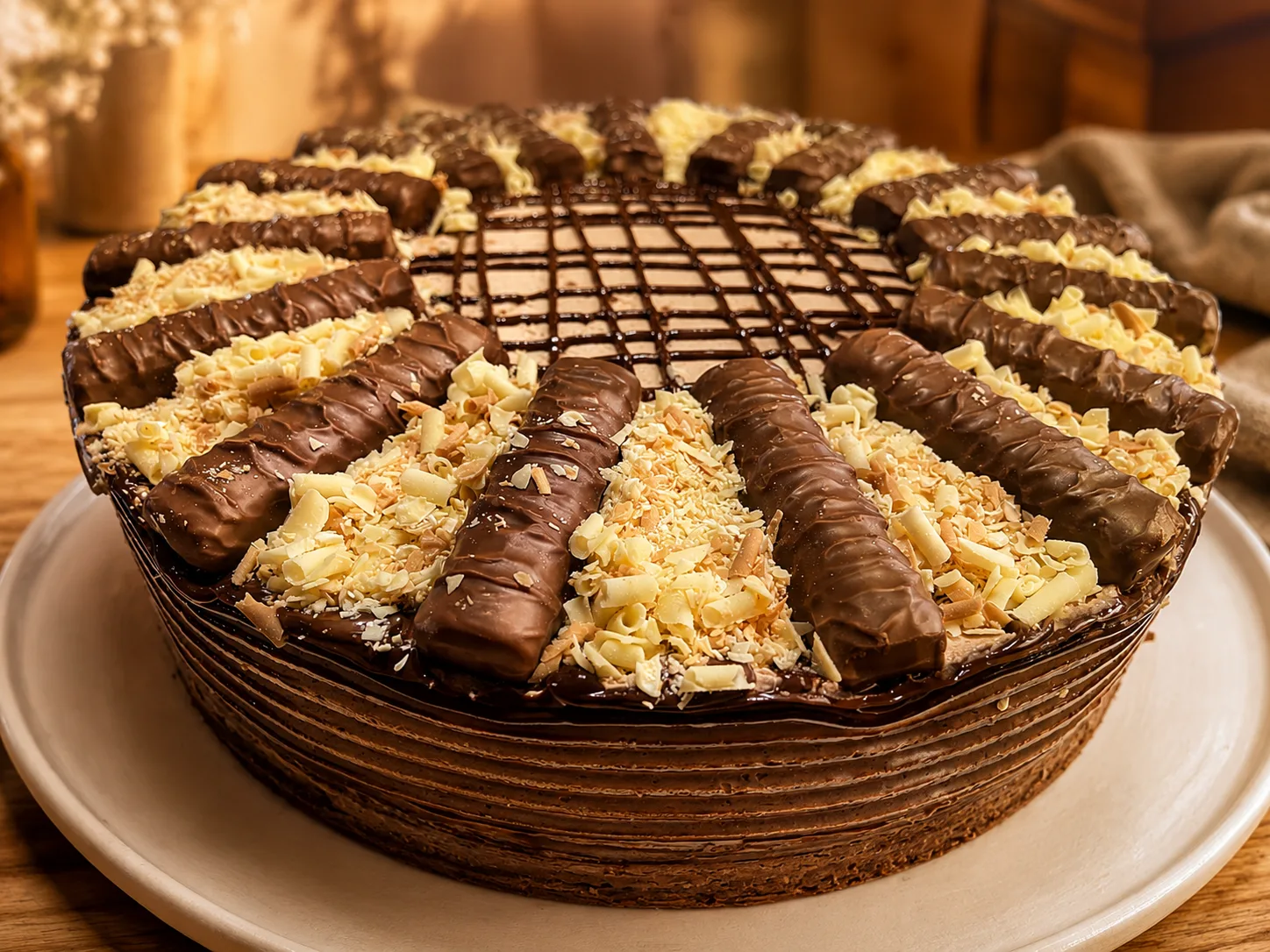 A slice of homemade chocolate fudge cake, one of the desserts at The Windy Ridge